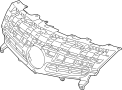 Image of Grille (Upper) image for your 2015 TOYOTA Prius Plug-In