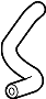 Image of Radiator Coolant Hose (Upper, Lower) image for your 2017 TOYOTA PRIUS Three Hatchback