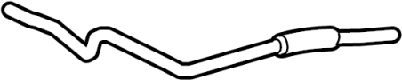 Image of Hose, Water BY - Passenger. image for your 1979 TOYOTA COROLLA