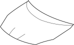 Image of Hood Panel image for your 2021 TOYOTA PRIUS LE Hatchback