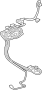 Image of Antenna Cable image for your 2006 Toyota Tacoma 4.0L V6 M/T 4WD Base Standard Cab Pickup Fleetside 