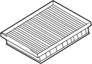 Image of Engine Air Filter image for your 2017 TOYOTA PRIUS Two Eco Hatchback