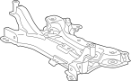 View Suspension Subframe Crossmember (Front) Full-Sized Product Image