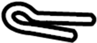 View Pin. Cotter. Clip. Arm. (Rear, Upper) Full-Sized Product Image