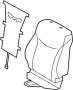 Image of Seat Back Cushion Cover (Front) image for your 2004 Toyota Prius   