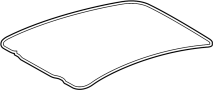 Image of Roof Panel Seal image for your 2010 TOYOTA PRIUS S