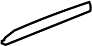 Image of Sunroof Opening Trim image for your 2017 Toyota Prius 1.8L FULL HYBRID EV-GAS (FHEV) CVT Base Hatchback 