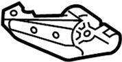 Image of Body A-Pillar Bracket (Upper) image for your 2009 TOYOTA PRIUS