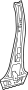 Image of Body B-Pillar image for your 2009 TOYOTA PRIUS