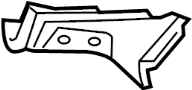 Image of Quarter Panel Gutter image for your 2013 TOYOTA PRIUS