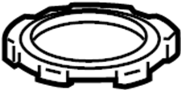Image of Fuel Tank Lock Ring image for your 2009 Toyota RAV4  Sport Sport Utility 