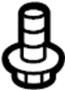 Image of Tow Hook Bolt image for your 2014 Toyota Prius   