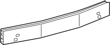 Image of Bumper Impact Bar (Rear) image for your 2004 TOYOTA PRIUS