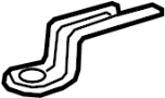 View Radiator Mount Bracket (Right, Upper) Full-Sized Product Image 1 of 2