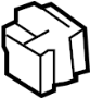 View Accessory Power Relay. BLOCK ASSEMBLY, RELAY. Relay box.  Full-Sized Product Image 1 of 2