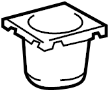 Image of Console Compartment (Lower) image for your 2009 TOYOTA COROLLA STANDARD