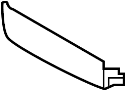 Image of Cover. Panel. (Front). A decor piece for a seat. image for your Toyota