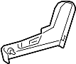 Image of Seat Frame Trim Panel (Rear, Lower) image for your 2024 Toyota Camry 2.5L A/T FWD SE SEDAN 