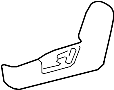 Image of Seat Frame Trim Panel (Rear) image for your Toyota