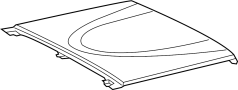 Image of Roof Panel (Rear) image for your 2015 Toyota Corolla   