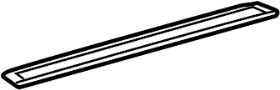 Image of Door Trim Sill Plate Insert (Front) image for your 2016 TOYOTA Prius V
