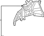Image of Wheel Housing Side Panel image for your 2003 Toyota Echo   