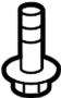 View Bolt. Mount. Bracket. (Front, Rear) Full-Sized Product Image