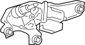 Image of Back Glass Wiper Motor (Rear) image for your 2022 Toyota Highlander  Hybrid Limited Sport Utility 