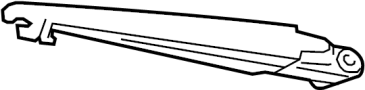View Back Glass Wiper Arm (Rear) Full-Sized Product Image