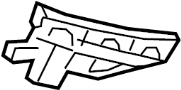 View Bumper Cover Bracket (Front, Upper, Lower) Full-Sized Product Image 1 of 2