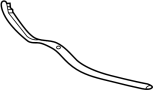 Image of Hood Seal (Front, Upper) image for your 2007 Toyota Sienna   