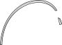Image of Wheel Arch Molding Seal image for your 2020 Toyota RAV4  Limited Sport Utility 
