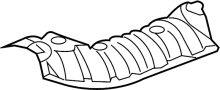 View Floor Pan Heat Shield (Front) Full-Sized Product Image 1 of 2