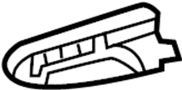View Seat Back Recliner Adjustment Handle (Right) Full-Sized Product Image