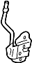View Folding Seat Latch (Rear) Full-Sized Product Image 1 of 2