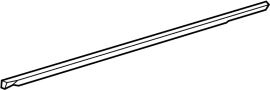 Image of Door Belt Molding (Front) image for your 2016 Toyota Prius c   