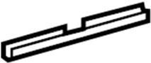 Image of Window Regulator Rail (Rear) image for your 2012 Toyota Prius v   