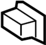 Image of Lamp. (Rear). A light for the cargo. image for your 2022 TOYOTA COROLLA XSE Hatchback