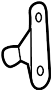 Image of Liftgate Support Strut Holder (Upper) image for your 2014 Toyota RAV4   