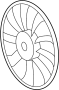 Image of Engine Cooling Fan Blade image for your 1990 TOYOTA COROLLA