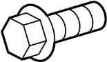 View Bolt. Water. Pump. Knock. Sensor. (Lower) Full-Sized Product Image 1 of 6