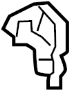 Image of Bracket. Apron. (Front, Upper, Lower). A Bracket for a fender. image for your Toyota