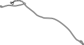Image of Antenna Cable image for your 2006 Toyota Tacoma 4.0L V6 M/T 4WD Base Standard Cab Pickup Fleetside 