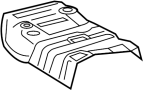 Image of Floor Pan Heat Shield (Rear) image for your 2024 Toyota Corolla   