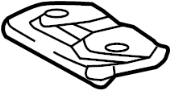 Image of Seat Belt Guide (Rear, Lower) image for your 2019 Toyota Mirai   