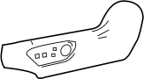 Image of Seat Trim Panel (Front, Lower) image for your 2010 Toyota RAV4 2.5L A/T 4WD Limited Sport Utility 