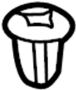 View Nut. Cover. Molding. Cap. (Rear) Full-Sized Product Image