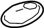 Image of Trunk Floor Access Cover (Rear, Lower) image for your 2019 TOYOTA PRIUS