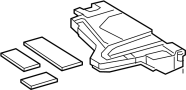 Image of Floor Storage Compartment (Left) image for your 2013 Toyota Yaris   