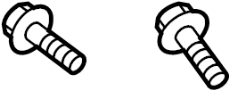 Image of Bolt. (Lower). A Bolt used to secure. image for your 2019 TOYOTA PRIUS